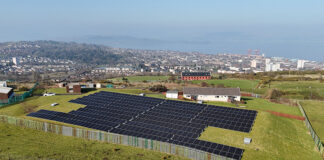 Solar scheme at Overton water treatment works
