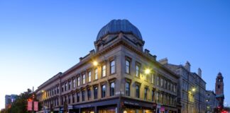 Mixed-use office building in Glasgow city centre