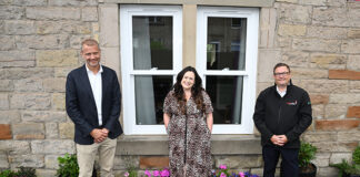 Sash windows donation to Edinburgh charity