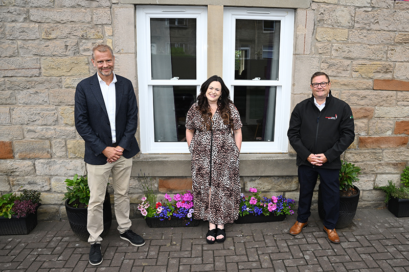 Sash windows donation to Edinburgh charity