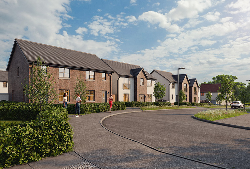 A typical Cruden development