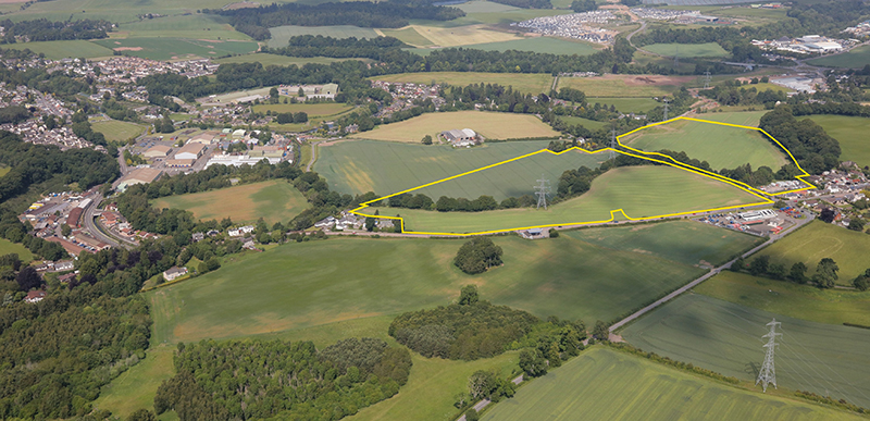 Development land at Almond Valley