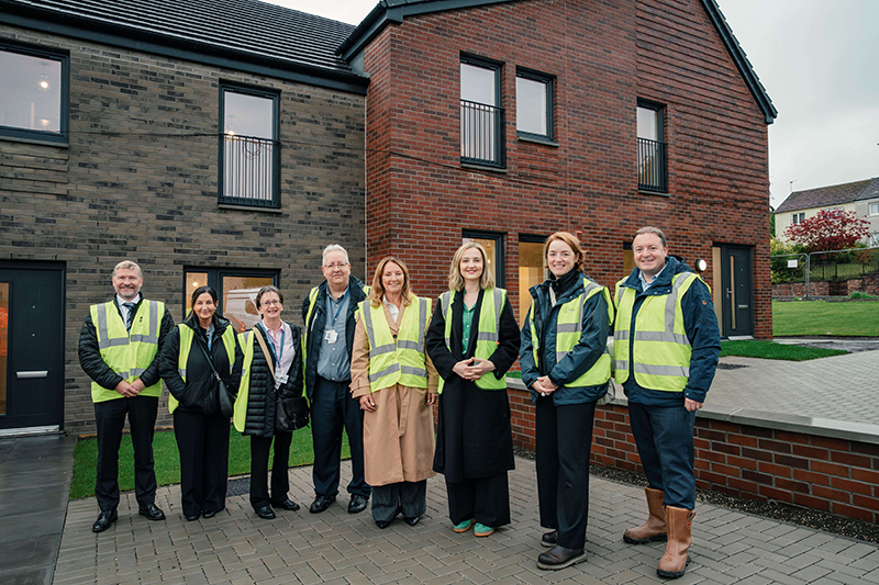 Housing secretary visiting Bellsmyre site