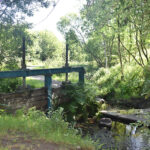 River restoration work delivers biodiversity benefits at Fife’s Back Burn Historic blue sluice-gate. Image credit: Fife Coast and Countryside Trust