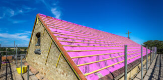 Proctor solutions on church roof