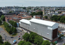 Bespoke system checks out at hotel project Scaffolding around city centre hotel