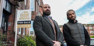 John Morris (left) and Luis Guarin from Prime Property Auctions