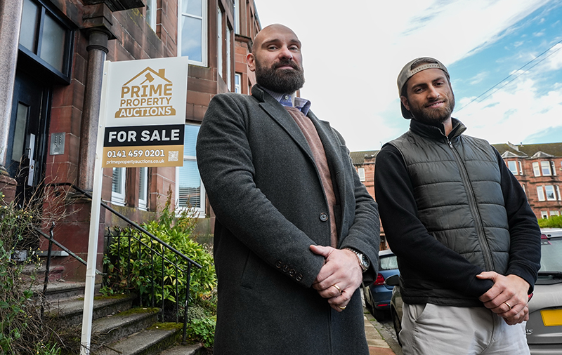 John Morris (left) and Luis Guarin from Prime Property Auctions
