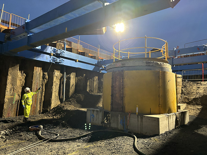 Collapsed sewer project in Glasgow