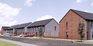 Artist's impression of Braehead site