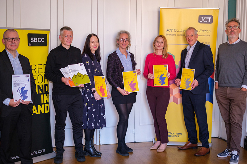 L-R: SBCC board comprising Dr Andrew Agapiou, John McLeish, Sarah Peterson, Ysella Jago, Evelyn Scott, Ross Mathie, and Pat Loftus. © Stuart Hay