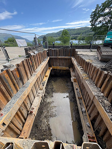Loch Lomond excavation