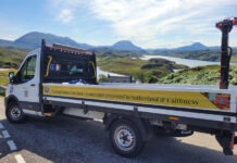 Timber products business expands reach in Scottish Highlands Delivery van in Scottish Highlands