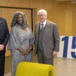Dr Murray Rowden and Sir Alex Ferguson back GCU scholarship campaign Dr Murray Rowden, GCU chancellor Dr Anne Marie Imafidon MBE, and Sir Alex Ferguson