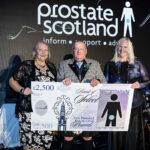 Large cheque donation to Prostate Scotland
