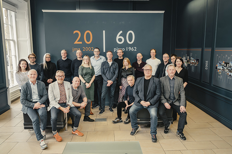 Shareholders and employee EOT members in the JM Architecture offices
