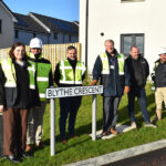 Team celebrates new homes in Kinglassie, Fife