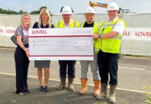 Lovell supports East Lothian wellbeing gardens with SAMH donation