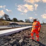 Construction railway worker