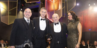 Owen Coyle and Michael Sweeney of Union Technical winning Scottish Entrepreneur of the Year at national awards