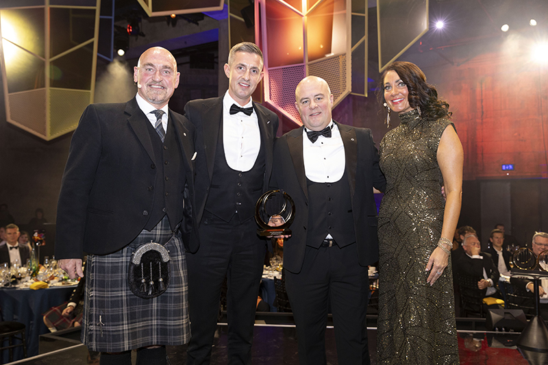 Owen Coyle and Michael Sweeney of Union Technical winning Scottish Entrepreneur of the Year at national awards 