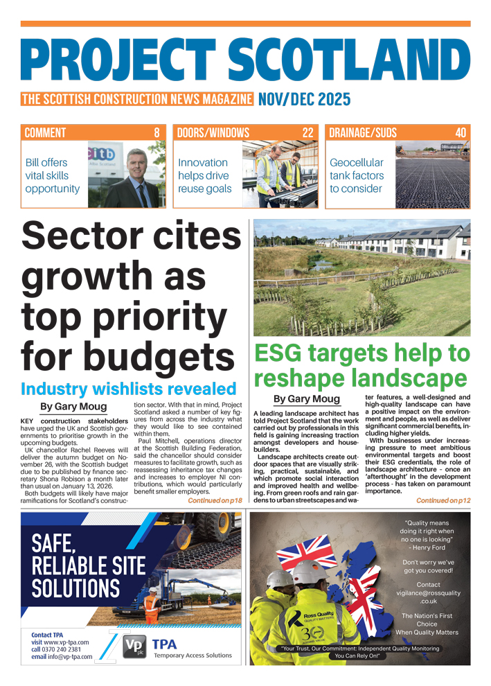 Project Scotland magazine front cover