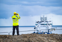 SSEN employee looking out to sea