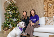 Housebuilder launches ‘Santa Paws’ campaign to support Scottish SPCA Sharon Spinelli (left) of Robertson Homes with Megan Stobo from Scottish SPCA and Sharon's rescue dog Romeo