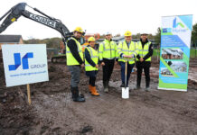 Sod-cutting ceremony at Hamilton housing site