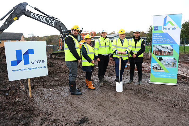 Sod-cutting ceremony at Hamilton housing site