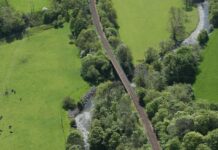 Stranraer Railway Line set for £1m upgrade Aerial shot of line