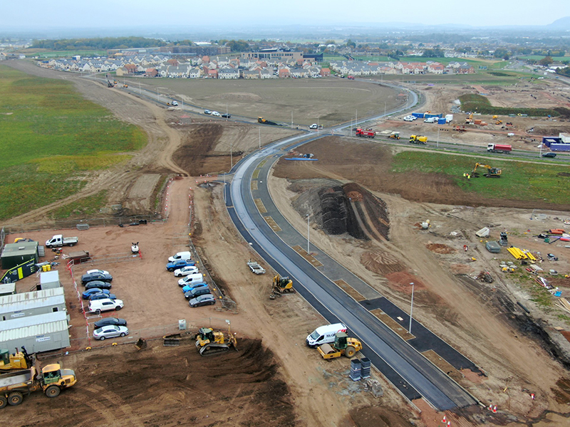 Wallyford drainage works