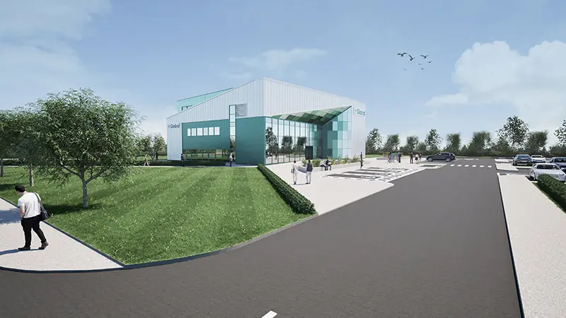 Global's new HQ is under construction