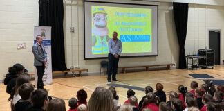 Briar Homes safety talk at Fife school