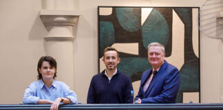 Claudia Miquel, Kevin Keane and Grant Robertson