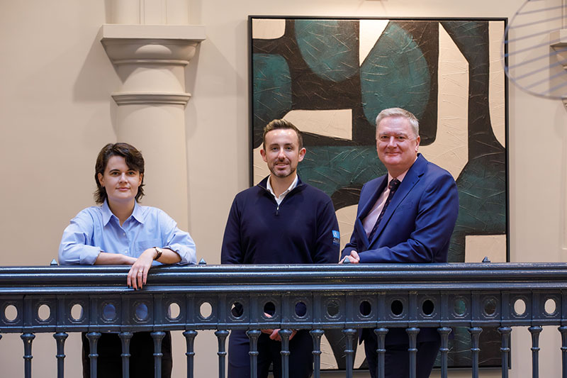 Claudia Miquel, Kevin Keane and Grant Robertson