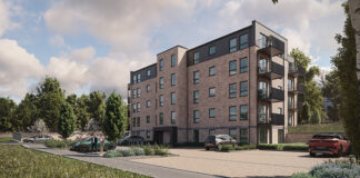 Exterior show of new Linlithgow apartments