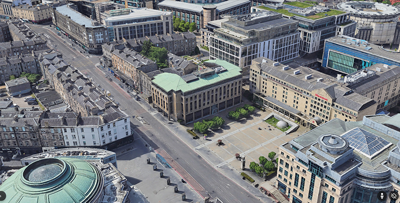 Edinburgh Capital House - aerial - image courtesy of LMA