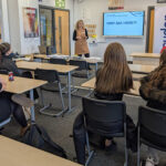 Cruden employee delivering STEM session