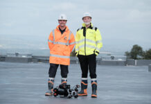 Kieran Smith (left) and Mark Brown