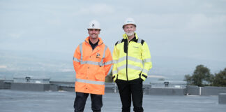 Kieran Smith (left) and Mark Brown