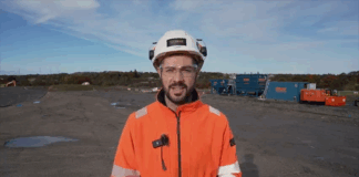 Video footage of Monklands Replacement Project enabling works