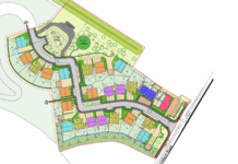 Map of proposed residential development at Crofthead, Bishopbriggs