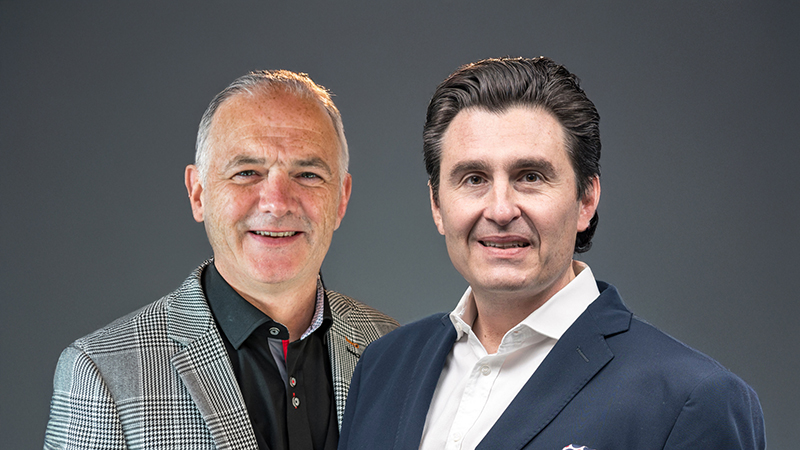 Gary Logue and Carlo Alloni