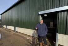 Mike Duxbury at the farm