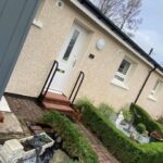 Kilwinning properties after retrofit work