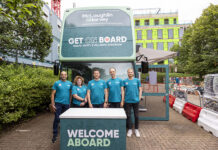 McLaughlin & Harvey health and wellbeing roadshow bus