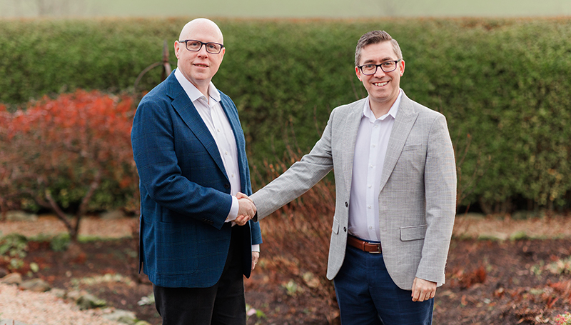 Andrew Morrison (left) and Chris Denyer