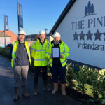 L-R: Aaron McGurk (assistant site manager); Stuart Dallas (operations director); Colin Watson (senior site manager)