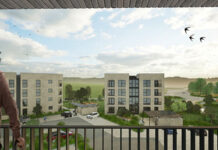 CGI of proposed Ravenscraig development. Image credit: Fourward